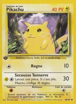 Pikachu 58/102 — Base Set