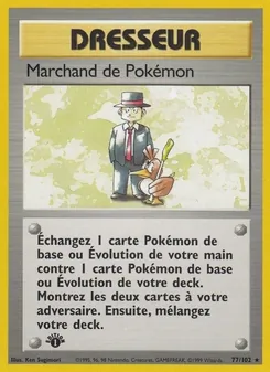 Marchand de Pokémon 77/102 — Base Set