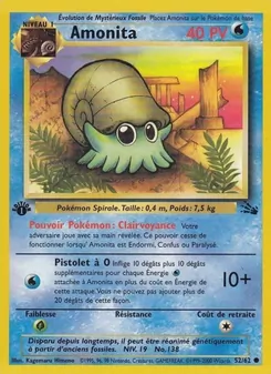 Amonita 52/62 — Fossil