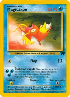 Magicarpe 47/82 — Team Rocket