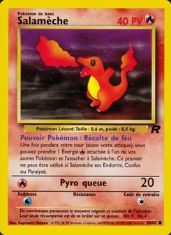 Salamèche 50/82 — Team Rocket