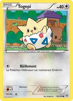 Togepi 102/135 — Plasma Storm