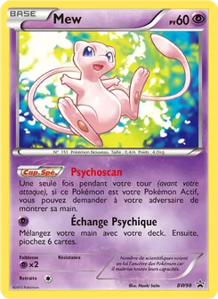 Mew BW98 — BW Black Star Promos