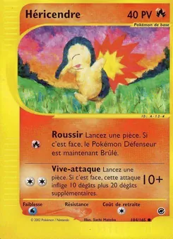 Héricendre 104/165 — Expedition Base Set