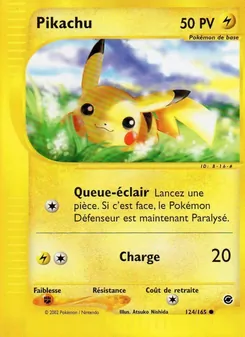 Pikachu 124/165 — Expedition Base Set