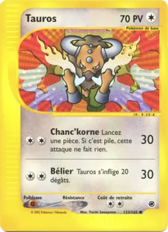 Tauros 133/165 — Expedition Base Set