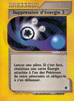 Suppression d'énergie 2 140/165 — Expedition Base Set
