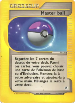 Master ball 143/165 — Expedition Base Set