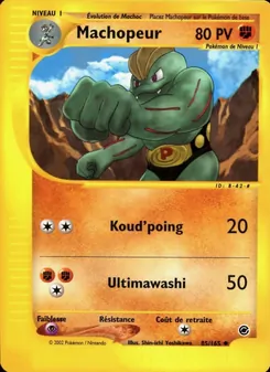 Machopeur 85/165 — Expedition Base Set