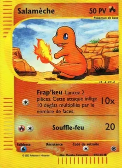 Salamèche 97/165 — Expedition Base Set