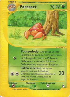 Parasect 27/147 — Aquapolis
