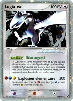 Lugia ex 105/115 — Deoxys / Emerald / FireRed & LeafGreen / Hidden Legends / Unseen Forces