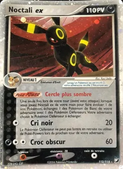 Noctali ex 112/115 — Deoxys / Emerald / FireRed & LeafGreen / Hidden Legends / Unseen Forces