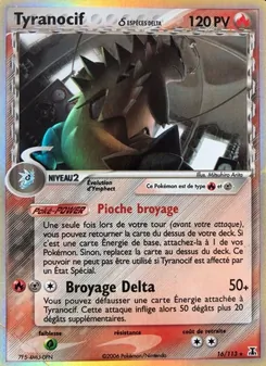 Tyranocif δ 16/113 — Delta Species