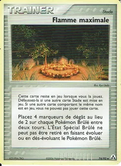 Flamme maximale 74/92 — Legend Maker
