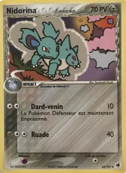 Nidorina δ 34/101 — Dragon Frontiers