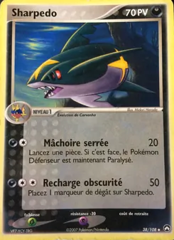 Sharpedo 38/108 — Power Keepers