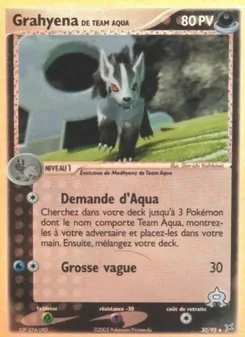 Grahyena de Team Aqua 30/95 — Team Magma vs Team Aqua