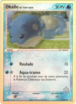 Obalie de Team Aqua 57/95 — Team Magma vs Team Aqua