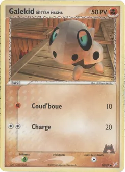 Galekid de Team Magma 58/95 — Team Magma vs Team Aqua