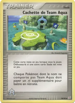 Cachette de Team Aqua 78/95 — Deoxys / Emerald / Expedition Base Set / FireRed & LeafGreen / Hidden Legends / Sandstorm / Team Magma vs Team Aqua / Team Rocket Returns