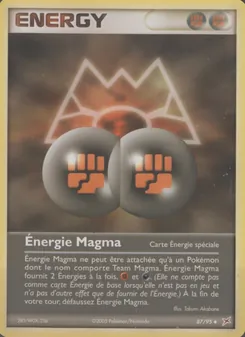 Énergie Magma 87/95 — Expedition Base Set / Hidden Legends / Sandstorm / Team Magma vs Team Aqua