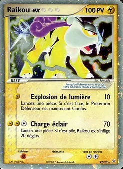 Raikou ex 92/95 — Team Magma vs Team Aqua