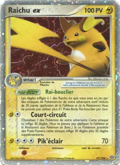 Raichu ex 97/106 — Emerald