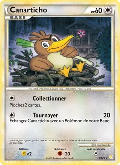 Canarticho 19/123 — HeartGold SoulSilver