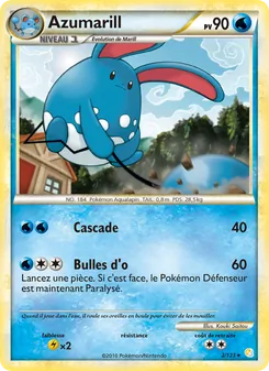 Azumarill 2/123 — HeartGold SoulSilver