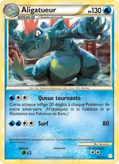 Aligatueur 20/123 — HeartGold SoulSilver