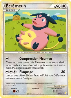 Écrémeuh 47/123 — HeartGold SoulSilver