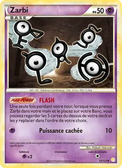 Zarbi 55/123 — HeartGold SoulSilver