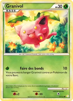 Granivol 67/123 — HeartGold SoulSilver