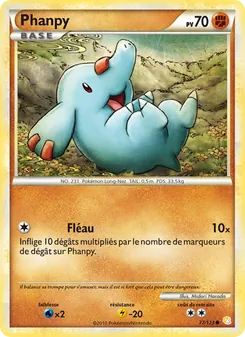 Phanpy 77/123 — HeartGold SoulSilver