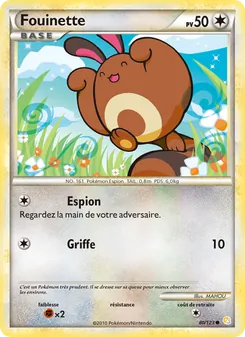 Fouinette 80/123 — HeartGold SoulSilver