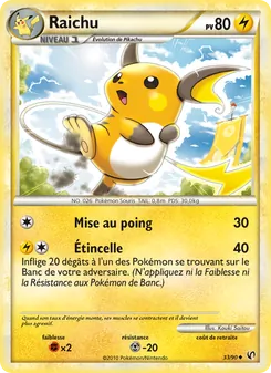 Raichu 33/90 — Undaunted