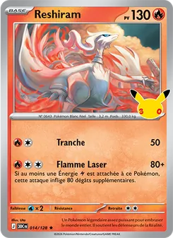 Reshiram 014/128 — 30th Celebration / 30th Classic Collection