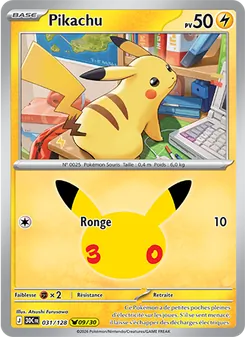 Pikachu 031/128 — 30th Celebration / 30th Classic Collection