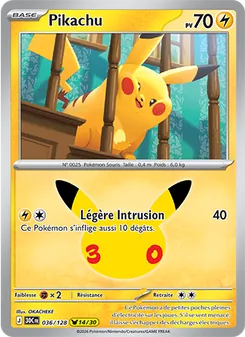 Pikachu 036/128 — 30th Celebration / 30th Classic Collection