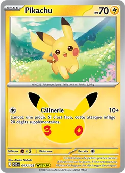 Pikachu 047/128 — 30th Celebration / 30th Classic Collection