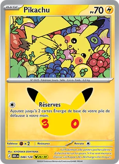 Pikachu 048/128 — 30th Celebration / 30th Classic Collection