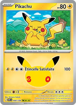 Pikachu 050/128 — 30th Celebration / 30th Classic Collection