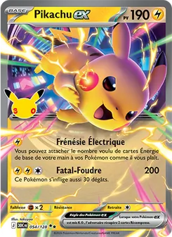Pikachu-ex 054/128 — 30th Celebration / 30th Classic Collection