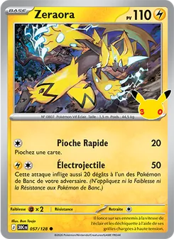 Zeraora 057/128 — 30th Celebration / 30th Classic Collection