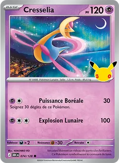 Cresselia 074/128 — 30th Celebration / 30th Classic Collection