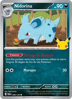 Nidorina 088/128 — 30th Celebration / 30th Classic Collection