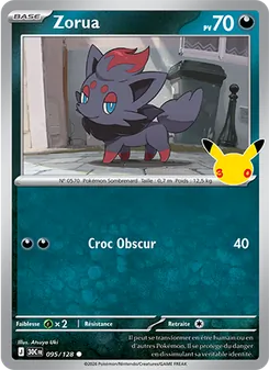 Zorua 095/128 — 30th Celebration / 30th Classic Collection