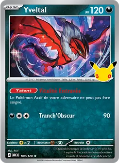 Yveltal 100/128 — 30th Celebration / 30th Classic Collection