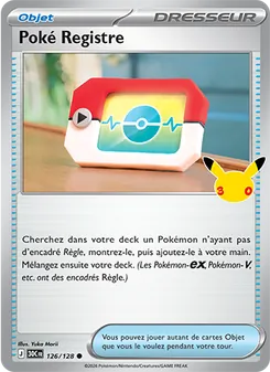 Poké Registre 126/128 — 30th Celebration / 30th Classic Collection
